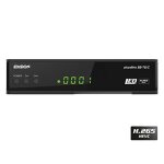 Edision piccollino s2 + t2 / c, rcepteur combi dvb - s2 / t2 / c, h. 265 hevc, full hd, usb, noir