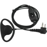 Eem002 oreillette talkie walkie ecouteur forme d casque compatible avec motorala dp1400 cp040 cp200 gp68 ...