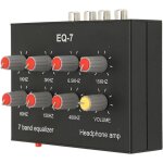 Egaliseur graphique de voiture eq 7 bandes, rglage des basses eleves 12 db, egaliseur graphique double ...