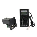 Egaliseur de guitare acoustique a 5 bandes, avec micro piézo, préampli, avec volume Egaliseur de guitare acoustique a 5 bandes, avec micro piézo, préampli, avec volume