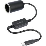 Eifj - adaptateur usb c vers allume - cigare, usb c mle vers prise allume - cigare femelle 12 v, cble ...