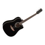 Eko rangercw - eq - blk - guitare electro - acoustique ranger cutaway - black