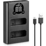 En - el14 chargeur usb led pour en - el14, en el14a, d3100 d3200 d3300 d3400 d5300 d5500 d5600 d500 d3s ...