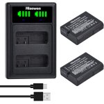 En - el14 enel14a batterie 2pack, led chargeur double pour nikon d3200, d5600, d3100, d3500, d3400, d3300, ...