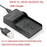 En - el15 - chargeur de batterie pour appareil photo numrique, port usb, pour nikon