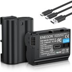En - el15 / el15c batteries � charge directe pour (2100mah) avec port de charge type c pour nikon z5, ...