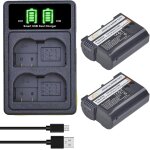 En - el15c en - el15 batterie et double chargeur led pour nikon z5 z6 z7 z6ii z7ii d780 d850 d7500 d500 ... En - el15c en - el15 batterie et double chargeur led pour nikon z5 z6 z7 z6ii z7ii d780 d850 d7500 d500 ...