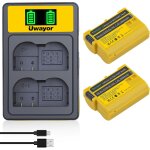 En - el15c kit de chargeur de batterie de rechange usb double fente pour appareils photo numriques nikon ...