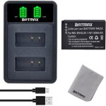 En - el20 batterie et chargeur avec usb port pour nikon en - el20, nikon en - el20a, nikon coolpix p1000, ...