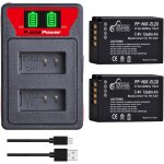 En - el20 en - el20a lot de 2 batteries et chargeur usb led pour appareil photo nikon coolpix p1000, ... En - el20 en - el20a lot de 2 batteries et chargeur usb led pour appareil photo nikon coolpix p1000, ...