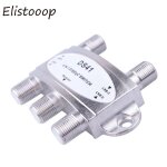 Elistooop - commutateur lnb plat pour rcepteur tv, antenne satellite, diseqc, 4x1