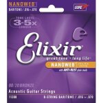 Elixir 11308 nanoweb - jeu de cordes guitare bariton 8 cordes 16 - 70