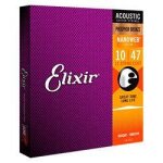 Elixir 16152 phosphore bronze - jeu de cordes guitare acoustique 12 cordes 10 - 47
