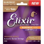 Elixir 16182 nanoweb hd light cordes pour guitare folk 13 - 53 Elixir 16182 nanoweb hd light cordes pour guitare folk 13 - 53