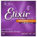 Elixir bariton 11306 - jeu de cordes guitare acoustique 16 - 70