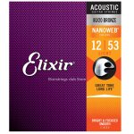 Elixir nanoweb - cordes jes acoustiques et electriques phxing ou bronze 80 / 20, divers modles 16027, ...