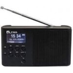 Elta eltra radijas ula dab + juoda (fm), radio, noir