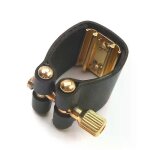 Embouchure de saxophone attache en cuir clip ligatures pour saxophone soprano accessoires t�te de fl�te ...