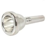 Embouchure de trombone a petite tige 12c en argent, neuf hy
