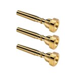 Embouchure de trompette 3c 5c 7c accessoires de trompette, ensemble d'embouchure de trompette en laiton ...