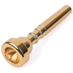 Embouchure trompette 5c dore - accessoire musique qualit - pour musiciens