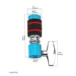 Embrayage de batterie hit hat clutch jazz en alliage d'aluminium pour cymbales charleston, pi�ces et ...