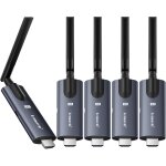 Emetteur hdmi sans fil et 4 rcepteurs 1080p transmission sans fil 1 tx jusqu'a 4 rx, streaming pc / ...