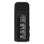 Emetteur - rcepteur bluetooth usb avec cran lcd, adaptateur bluetooth 5. 0 3 en 1 pour pc, tv, haut ...