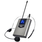 Emetteur - récepteur de microphone d'enseignement sans fil uhf, micro à revers / casque portable - microphone ... Emetteur - récepteur de microphone d'enseignement sans fil uhf, micro à revers / casque portable - microphone ...