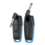 Emetteur - r�cepteur sans fil uhf pour guitare ws - 70, syst�me de guitare sans fil multicanaux rechargeable ...