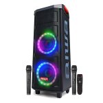 Enceinte active aiwa kbtus - 608 - tws avec 600 w de puissance et clairage frontal rvb / bluetooth, ...