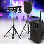 Enceinte active boost portable autonome - 700w - 12 / 30cm usb bluetooth, pied, micros vhf, portique ... Enceinte active boost portable autonome - 700w - 12 / 30cm usb bluetooth, pied, micros vhf, portique ...