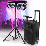 Enceinte active boost120vhf - bt portable autonome - 700w - 12 / 30cm usb bluetooth, micros vhf, portique ... Enceinte active boost120vhf - bt portable autonome - 700w - 12 / 30cm usb bluetooth, micros vhf, portique ...