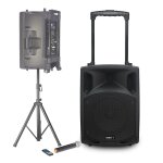 Enceinte active sono dj boost150vhf - bt portable autonome - 800w - 1 5 / 38cm avec usb - mp3, rec, vox, ... Enceinte active sono dj boost150vhf - bt portable autonome - 800w - 1 5 / 38cm avec usb - mp3, rec, vox, ...