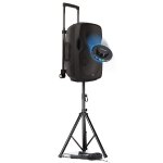 Enceinte autonome gemini as 10 togo - 1000w - active sur batterie usb / bluetooth / aux / microphone, ...
