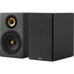 Enceinte bibliothque elipson prestige facet ii 8b noir mat et or