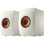 Enceinte biblioth�que kef ls50 meta white x 2