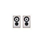 Enceinte bibliotheque mission 750 noyer vendues par paire