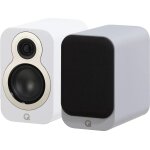 Enceinte bibliothque q acoustics 3010c blanc mat