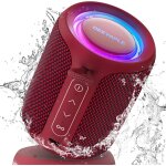 Enceinte bluetooth, baffle bluetooth au basse intense, enceinte connecte bluetooth 5. 3, 15w haut parleur ...