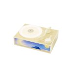 Enceinte bluetooth avec diffuseur d'huiles essentielles et �clairage d'ambiance, design vinyle vintage, ...