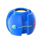 Mini enceinte bluetooth effet lumineux rgb son surround 3d autonomie 4 heures bleu yonis