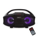 Enceinte bluetooth fluide bazooka xi, 2x15w, mp3 / sd / usb / aux