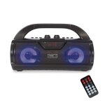 Enceinte bluetooth fluide bazooka xii, 2x15w, mp3 / sd / usb / aux