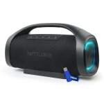 Enceinte bluetooth hifi muse m - 980 bt usb sur batterie - 300w led - ipx6 resistance aux projections ...