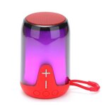 Enceinte bluetooth lumineuse rgb autonomie longue port�e son 360 tws rouge yonis