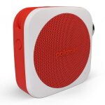 Enceinte bluetooth polaroid music player 1 rouge et blanc