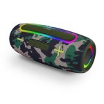 Enceinte bluetooth portable 20 w ipx6 st�r�o 360 autonomie 3 � 4 h camouflage yonis