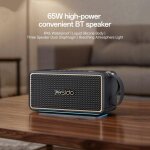 Enceinte bluetooth portable 60 w etanche ipx6 avec eclairage rgb yonis