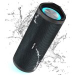 Enceinte bluetooth portable, baffle bluetooth puissante avec lumire led, haut parleur sans fil etanche ...